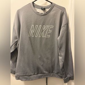 Men's Nike Long Sleeved Fleece Lined Nike Crew Neck Sweatshirt size lg
